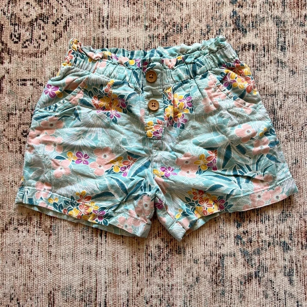 OshKosh B'gosh Tropical Print Elastic Waist Shorts